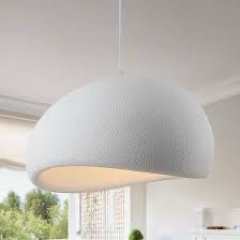 GLUNEX Wabi Sabi Pendant Light 15.7in Modern Kitchen Island Lighting Fixture Japanese Style Lighting