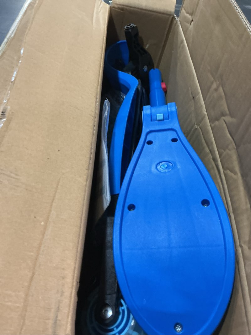 Condition photo showing Good Condition for gotrax ks3 kids kick scooter, led lighted wheels, adjustable height handlebars and removable seat, lean-to-steer & widen anti-slip deck, 3 wheel scooter for kids ages 2-8 and up to 110 lbs blue with seat