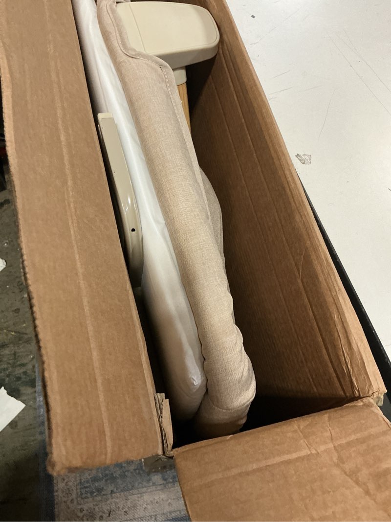 Condition photo showing Good Condition for évolur Stellar Bassinet and Bedside Sleeper, Adjustable Heights, Breathable Mesh Sides, Plush Mattress Pad, Wheels with Safety Locks & Tool-Free Assembly, Compact Fold & Travel Bag - Beige