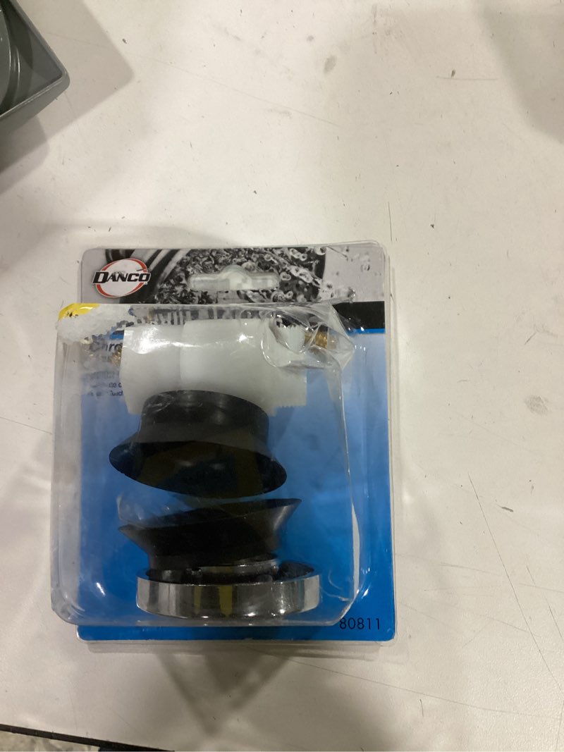 Condition photo showing New/Like New for danco 2 in. chrome plastic tub drain stopper