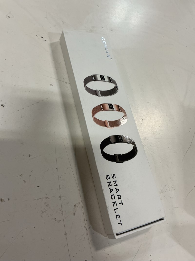 Condition photo showing New/Like New for smart bracelet, subscription-free 24/7 health tracking, heart rate, spo2, hrv & sleep tracker with ipx8 waterproof, wearable activity & fitness tracker, 7-day battery, 2 bands (rose gold)