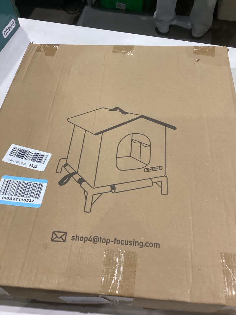 Condition photo showing Good Condition for Cat House for Outside&Indoor,Easy to Put Together, Selfwarming Cat Shelter for Winter,Insulated and Weatherproof,Large Cave Bed for Garden(18 x 18 x 24 inch,L,Normal) Medium Normal