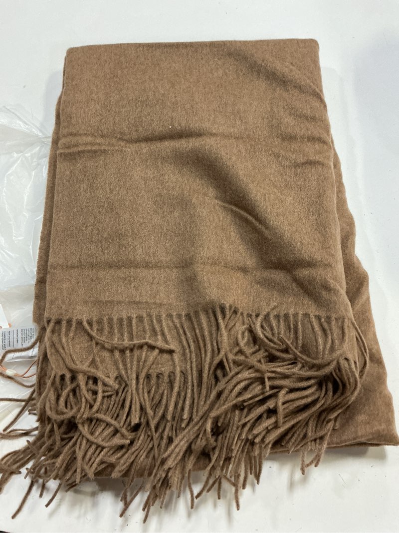 Condition photo showing Good Condition for quince mongolian cashmere throw / teak / 50x70