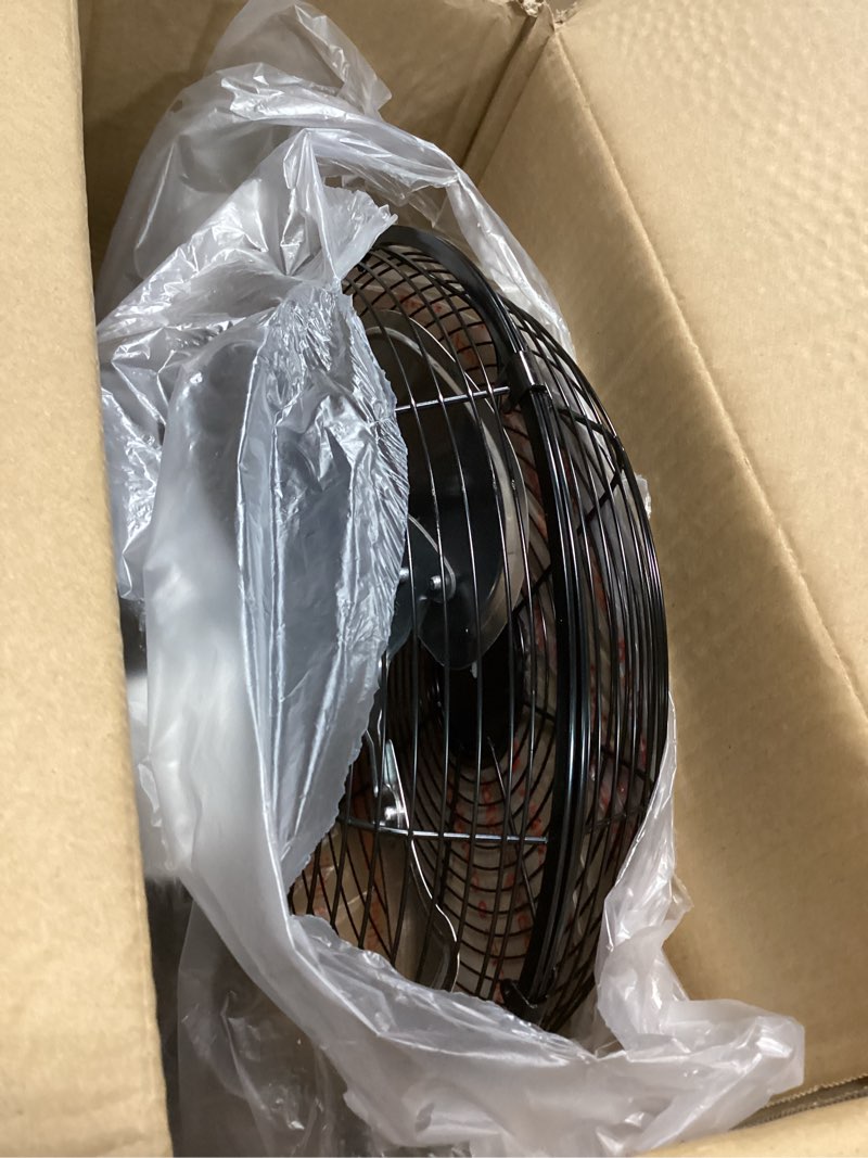 Condition photo showing Good Condition for BEESTAR Floor Fan,3-Speed Portable Metal Fan, Fan Quiet for Home,Floor Fan with Adjustable Tilt for Home Office Bedroom,Black (12 INCH)