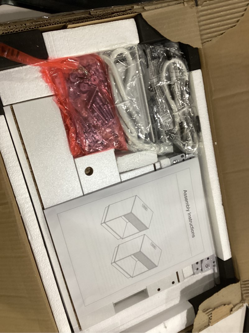 two (2) bedside tables with outlets