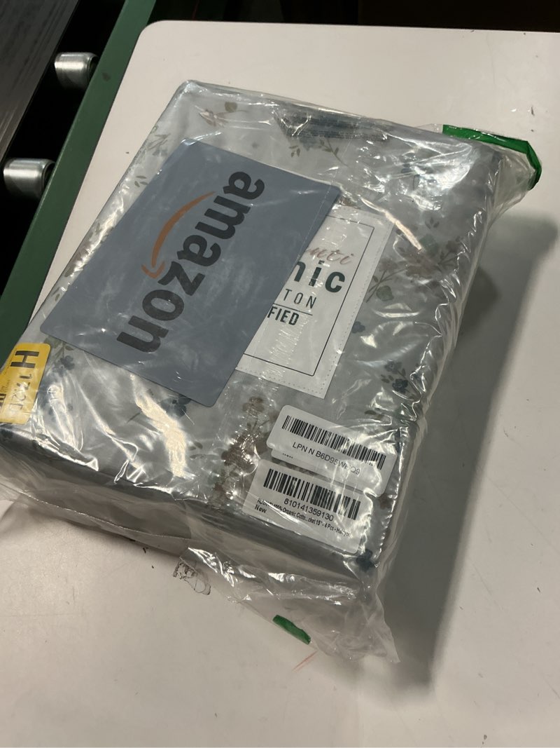 Condition photo showing New/Like New for RUVANTI 100% Organic Cotton Sheets Queen Size, Percale Weave, GOTS Certified, 4-Piece Set, Deep Pocket 15", Crisp & Breathable, Soft Durable Bedding, Sábanas Algodón Orgánico – Halcyon Halcyon Queen