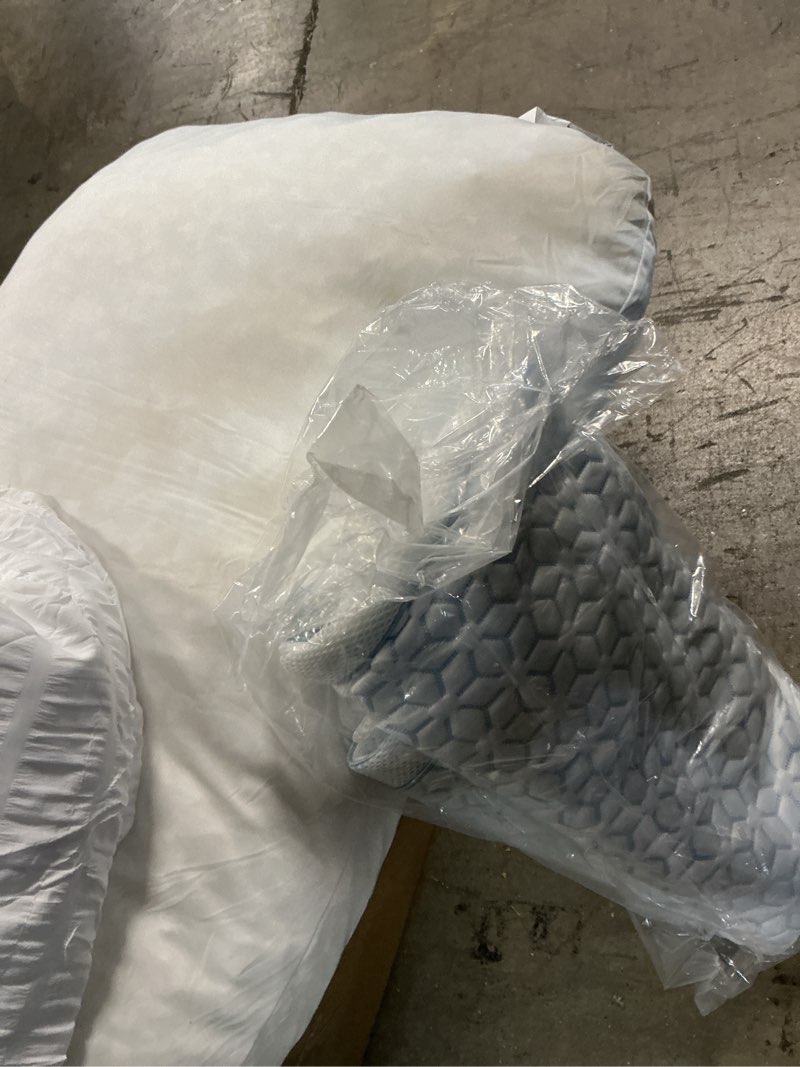 Condition photo showing As Is for Sweetnight Cooling Pillows, Memory Foam Pillows Queen Size Set of 2, Almohadas para Dormir for Hot Sleepers Queen Blue