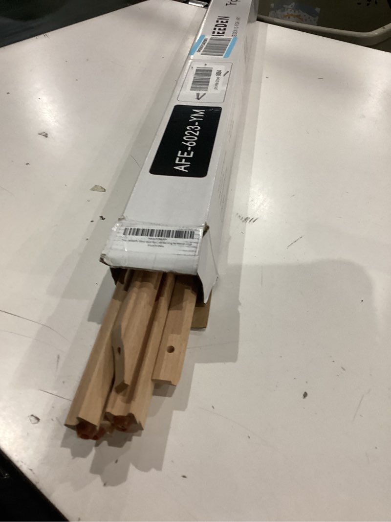 Condition photo showing Good Condition for meeden wood easel stand for display: wooden display tripod stand for posters pictures paintings - wedding decor holder for welcome sign natural color