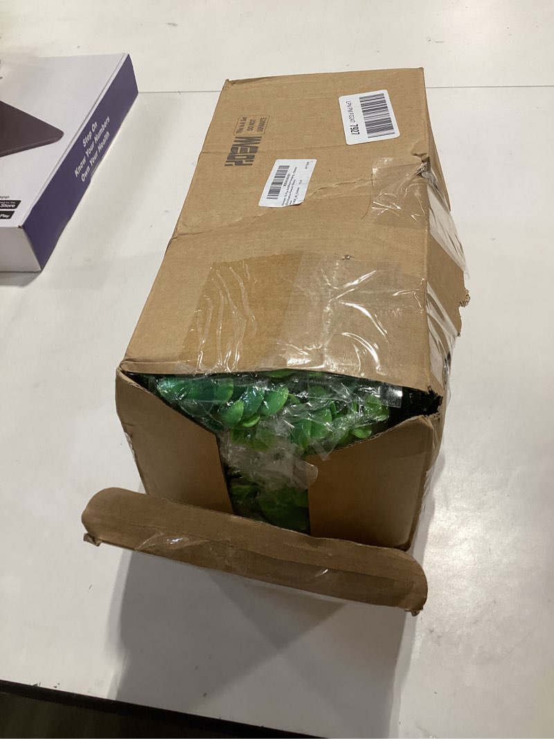 Condition photo showing New/Like New for Hoteam 12 Pcs Artificial Hanging Plants 32 Inch Fake Ivy Vines with Fake Leaves Patio Artificial Plants Greenery for Living Room Indoor Outdoor Wall, No Basket (Eucalyptus,Persian Grass) Eucalyptus,persian Grass 12