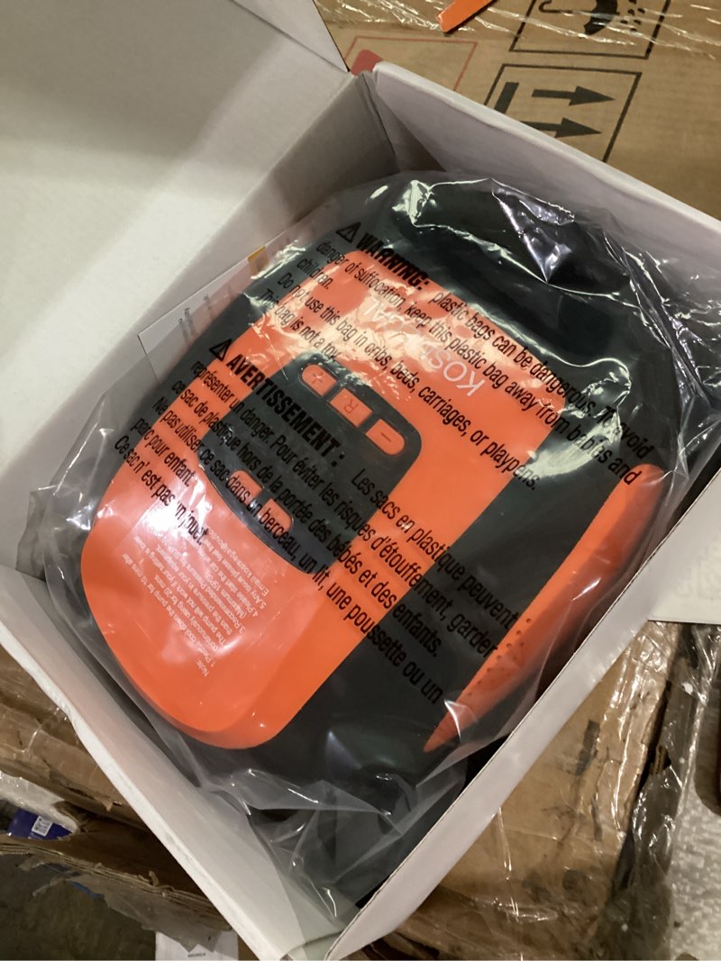 Condition photo showing Good Condition for paddle board pump electric portable, kosmegal sup pump for paddleboard, professional 20psi air compressor with auto-off, deflation function and 12v dc car connector for inflatables, kayaks and boats orange