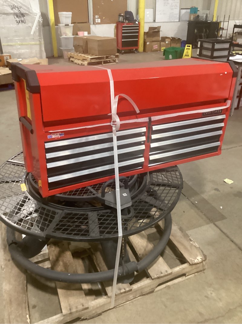 craftsman 2000 series 51.72-in w x 24.7-in h x 16.32-in d 8 -drawer steel tool chest ( red and