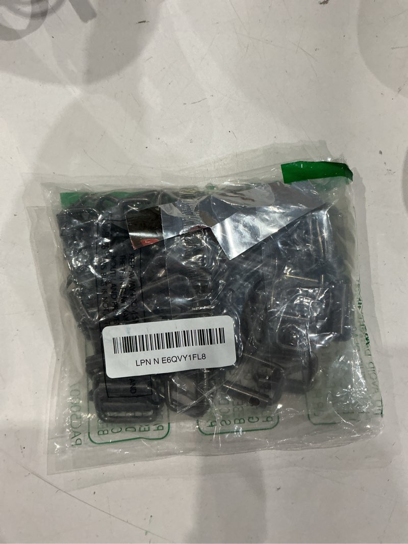 Condition photo showing Good Condition for swpeet 60pcs 1 inch / 25mm heavy duty metal ring buckle webbing belts metal roller buckles gun-black