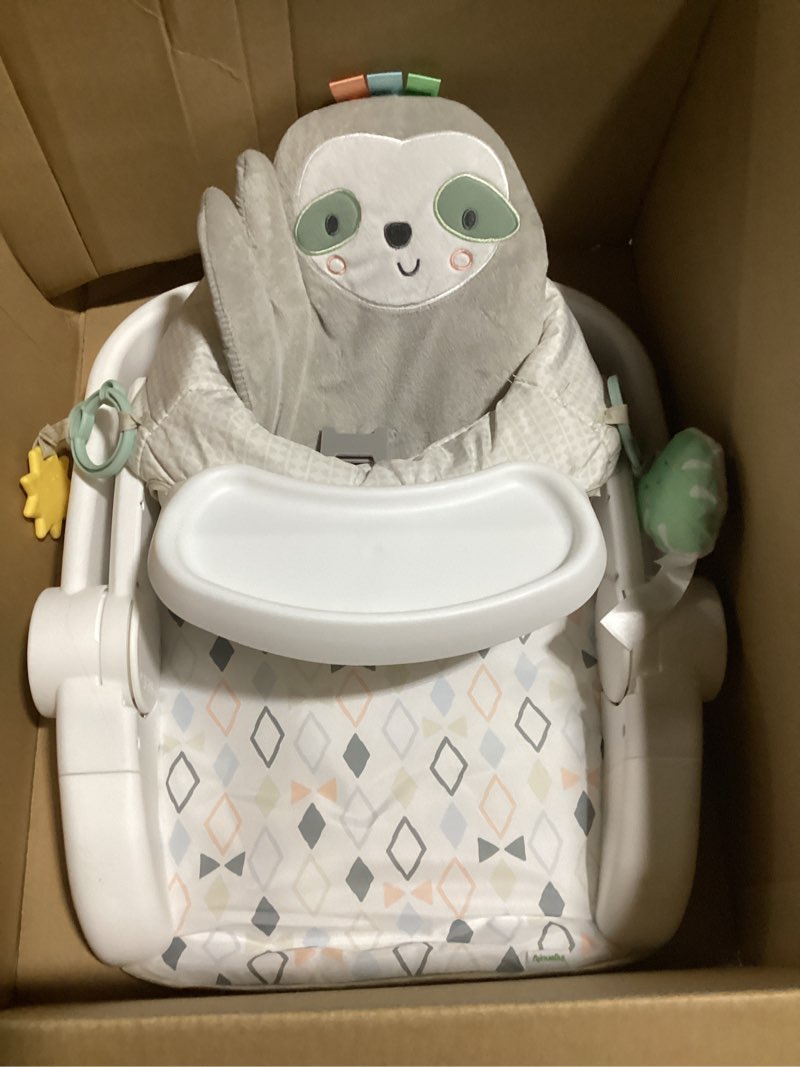 Condition photo showing As Is for Ingenuity Prop Spot Learn-to-Sit Floor Seat for Baby, Removable Tray, 2 Linkable Toys, Tummy Time Mat, Unisex, for Ages 4-12 Months - Loni
