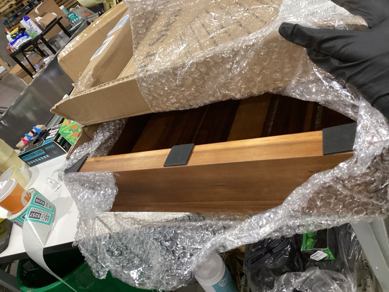 Condition photo showing Good Condition for TINAMO 3.5" One Step Stool for Elderly, Acacia Wood High Riser Step Stool for Bed - 550 Lbs Wooden Mobility Stepping Stools for Adults, Kids/Bedside, Bathroom, Kitchen, Garden (Acacia, 3.5" Height) Acacia 3.5" height