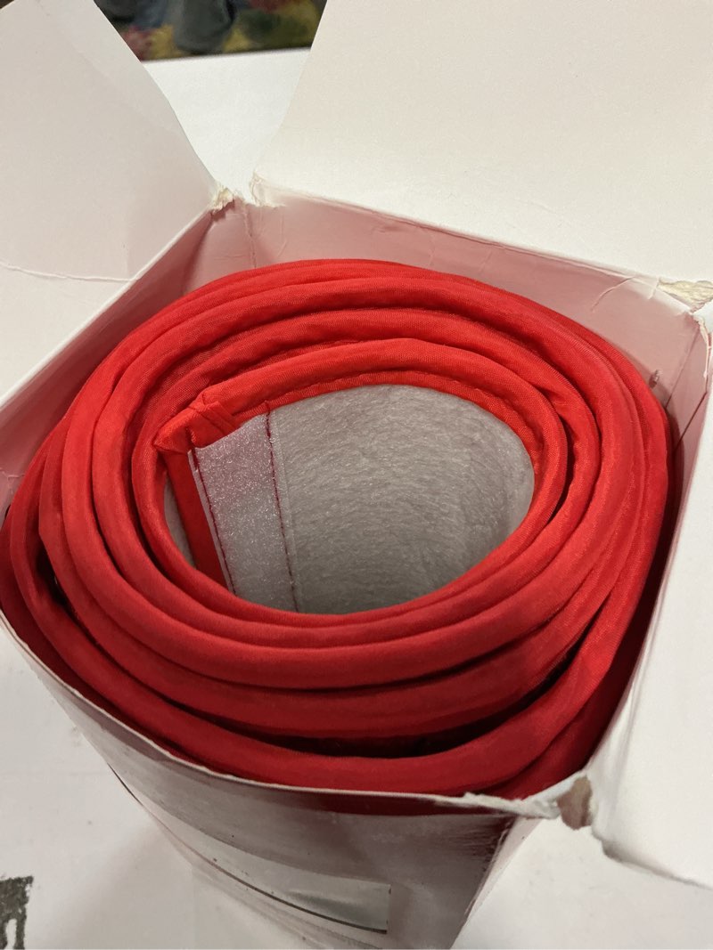 Condition photo showing Good Condition for MODFUNS Red Christmas Tree Collar Glittery Xmas Tree Rings Sequins Christmas Tree Base 24 Inch Velvet Xmas Tree Skirt Personalized Sparkle Tree Stand Collar for Holiday Home Party Christmas Decor 23.6 Inch Red