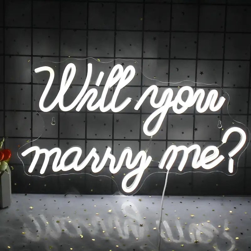 Will You Marry Me? Neon Sign