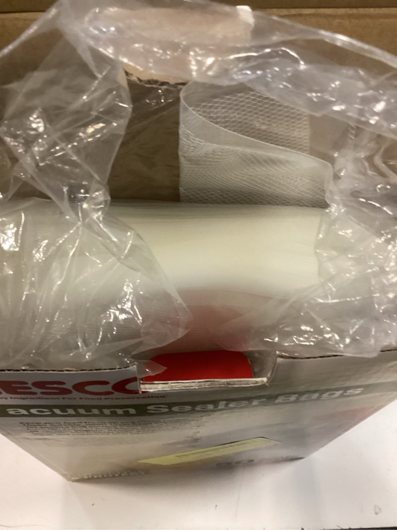 Condition photo showing Good Condition for nesco 50ct 8" x 12" vacuum sealer bags