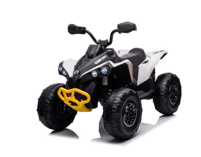 CAN-AM RENEGADE 24V 4WD KIDS RIDE-ON ATV QUAD | WHITE