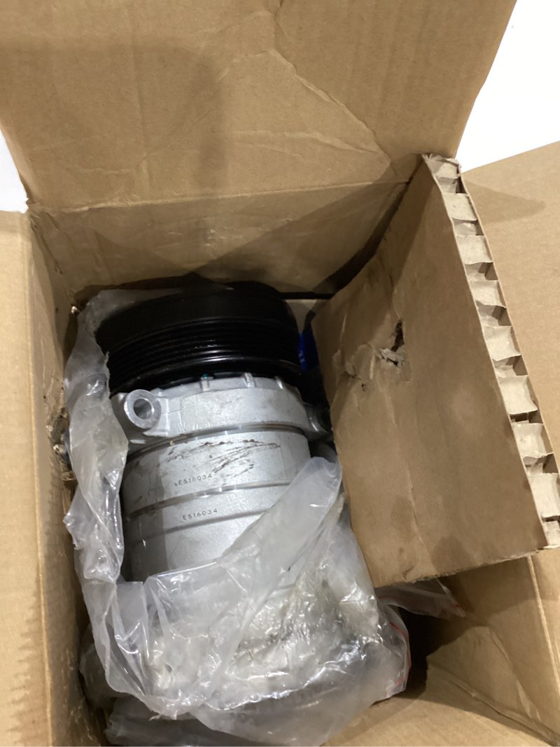 Condition photo showing As Is for autoround ac compressor fit for 1995-2003 chevy, gmc, cadillac, isuzu, oldsmobile - silverado, suburban, yukon, c1500, c2500, c3500, k1500, k2500, k3500, escalade, 4.3l 5.0l 5.7l 6.5l 7.4l 8.1l