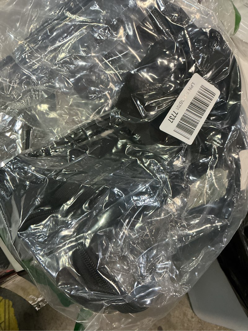 Condition photo showing Good Condition for clear lunch bag heavy-duty tote - double purse for work concert correctional officers stadium women 12x6x12 black 1pack black