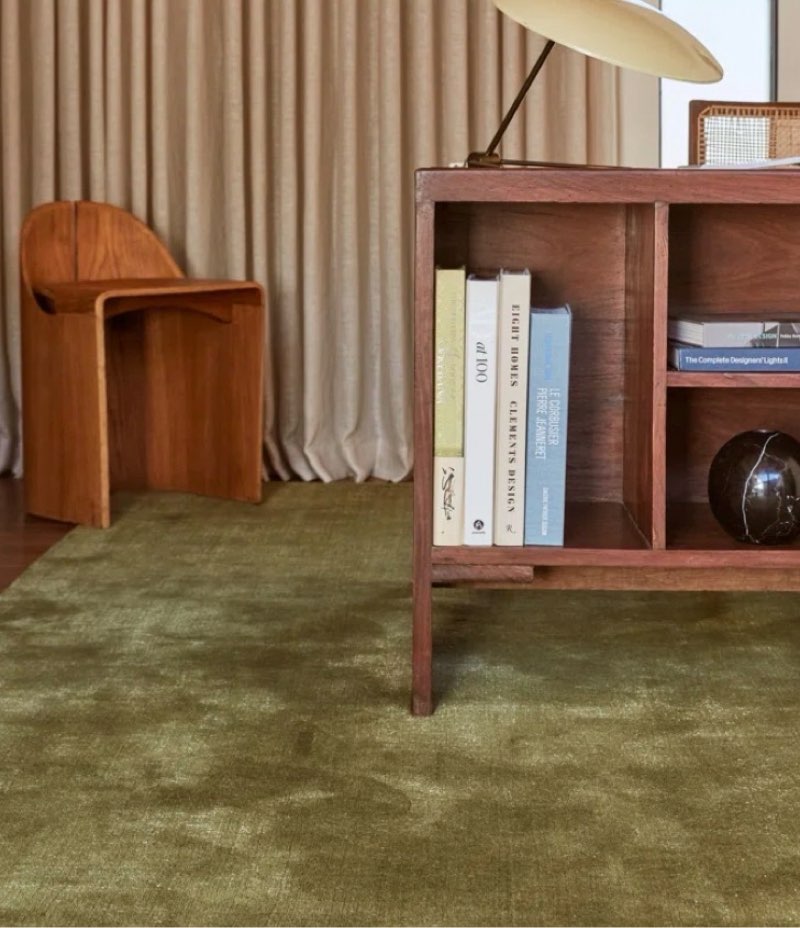 Lahjar Speckled Wool-Blend Area Rug