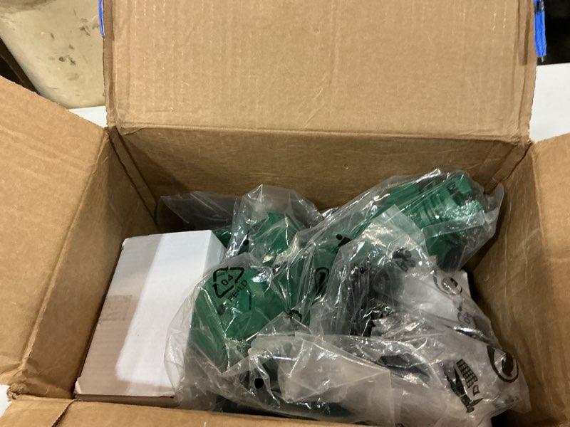 Condition photo showing New/Like New for k i m o. cordless leaf blower vacuum combo 4 in 1, 3 nozzles &3 modes for inflation & deflation, extended tube & variable speed, 20000rpm 150mph, 2x2000mah battery powered leaf blowers for lawn care deep green