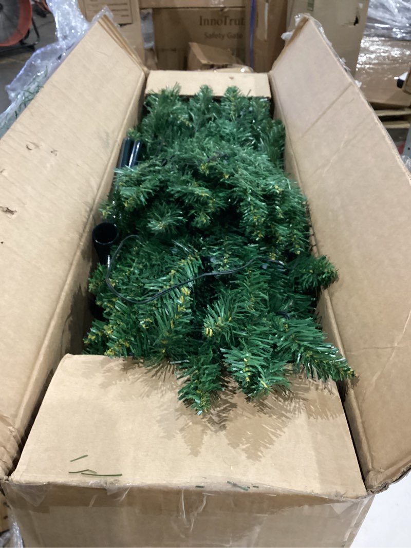 Condition photo showing Good Condition for 6ft smart christmas tree with 270 leds, 16m color changing, app & remotecontrol, group control, music sync, timer, prelit rgb artificial christmas tree with metal base