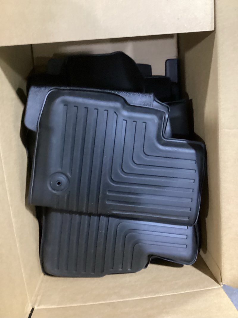 Condition photo showing As Is for Powerty Floor Mats for 2018-2024 BMW X3 / 2019-2024 BMW X4, Custom Fit for X3 X4 Accessories, 3D TPE All Weather Car Mats Heavy-Duty Floor Liners (Fit All Models) 1)BMW X3?18-24 /BMW X4?19-24 ?1st & 2nd Row