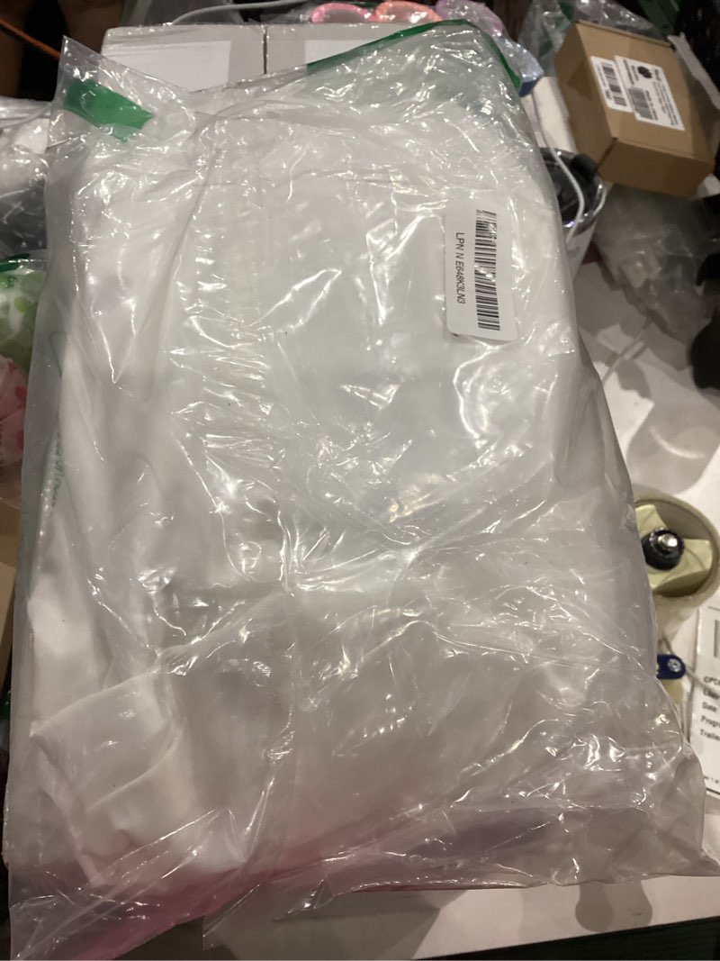 Condition photo showing Good Condition for alyvia spring extra long fabric shower curtain liner waterproof - 72" x 84", soft & lightweight xl shower curtain with magnets, machine washable - 72x84, white white 72"w x 84"l (pack of 1)