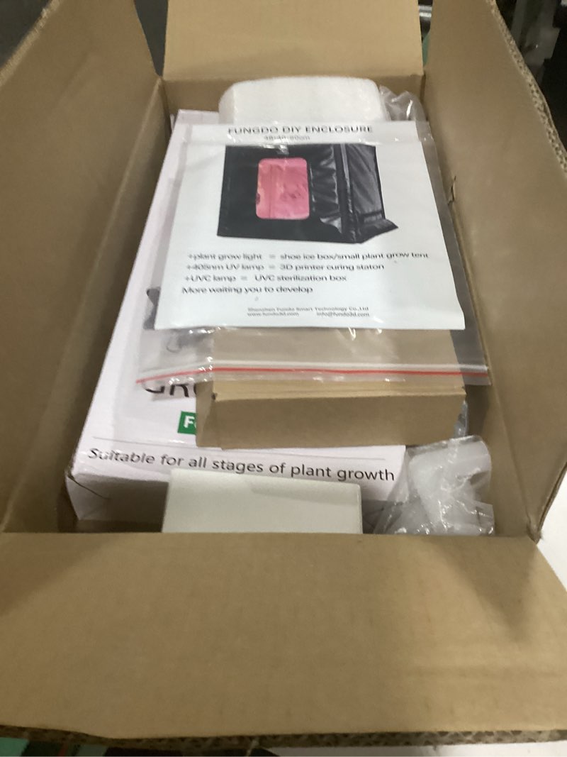 Condition photo showing Good Condition for FUNGDO UV Light Box for DIY Icing Box Make Yellow/Oxidized Soles Icing White Again or Making 3D Printer Curing Enclosure Big Curing Station 2000W Light Affect With 2000W light affect plant growing light
