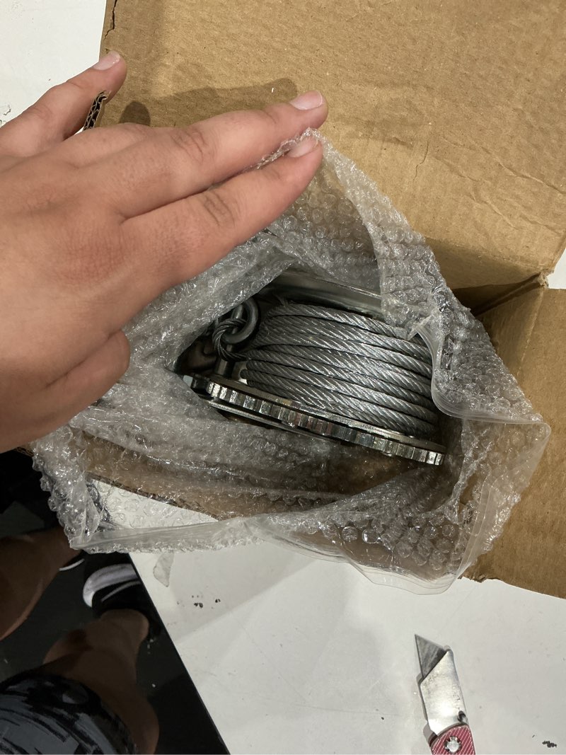 Condition photo showing New/Like New for openroad 1600lbs hand winch boat winch, hand crank winch with 10m (32ft) cable manual winches, two-way adjustable boat trailer winch, corrosion resistant towing winches (1600lbs) 1600lb 1600lbs cable winch