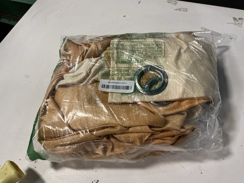 Condition photo showing Good Condition for Amidoudou 1 Pair European Double Layer Curtains with Valances for Living Room Bedroom Luxury 3D Flower Embroidered Semi-Blackout Curtains (White,51x96 Inch) White 51"W x 96"L (Pack of 2)