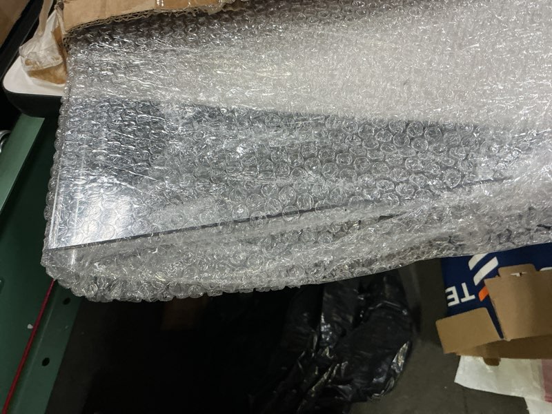 Condition photo showing New/Like New for wesiti large acrylic cutting board with lip non slip 30"l x 20"w clear cutting board chopping acrylic countertop protector cover shatter resistant for home restaurant kitchen sink stove
