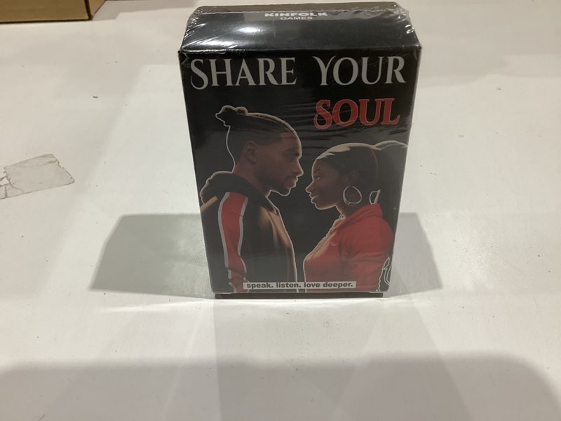 Condition photo showing New/Like New for Kinfolk Share Your Soul Deep Connection Card Games for Couples - Vibing & Thriving Together, Couple Games Perfect for Diving Deep, Laugh, Love, Grow Closer, Ideal for Partners Seeking Real Talk