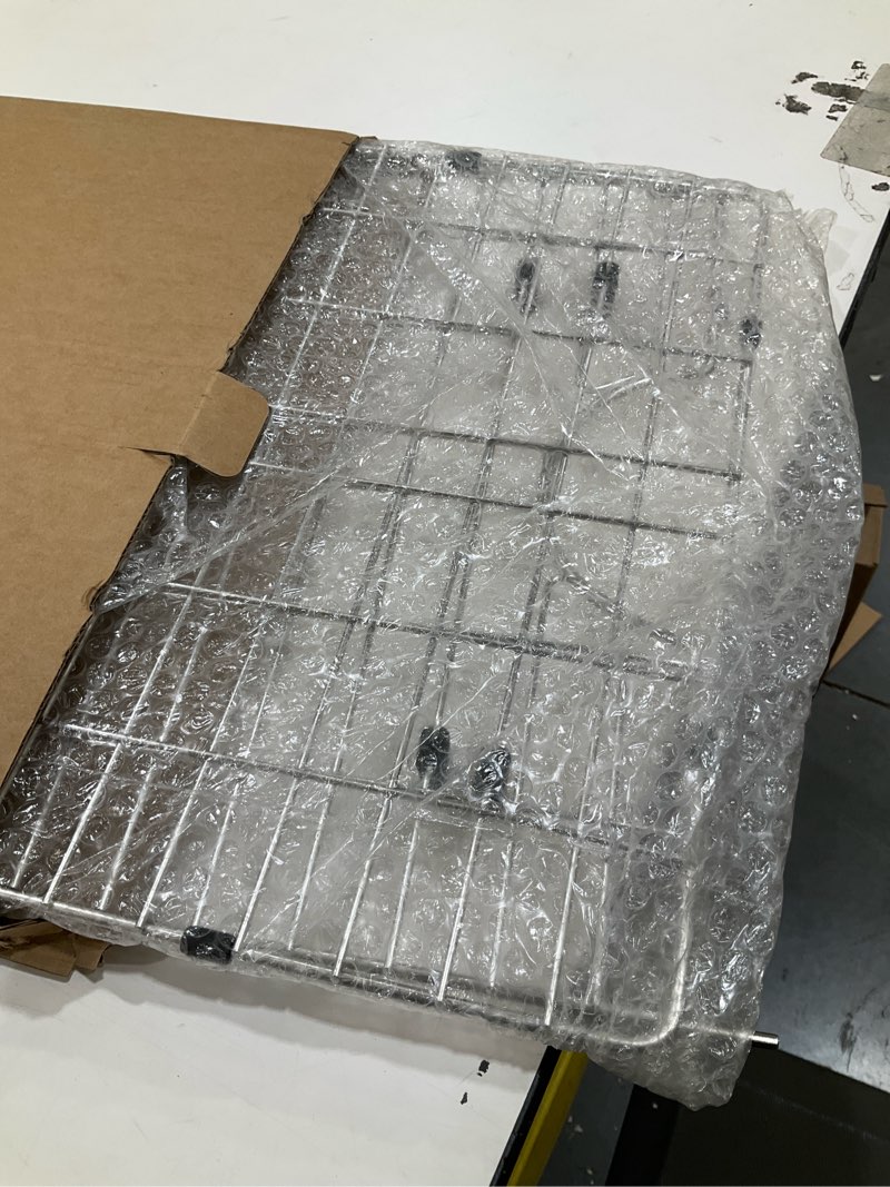 Condition photo showing Good Condition for Chilinii Sink Protectors for Kitchen Sink 30" x 16" - Rectangular Extra Large Sink Grid for Kitchen Sink Bottom, Rust-Resistant Drainage Rack with Scratch Prevention Centered Drain 30*16 center drain