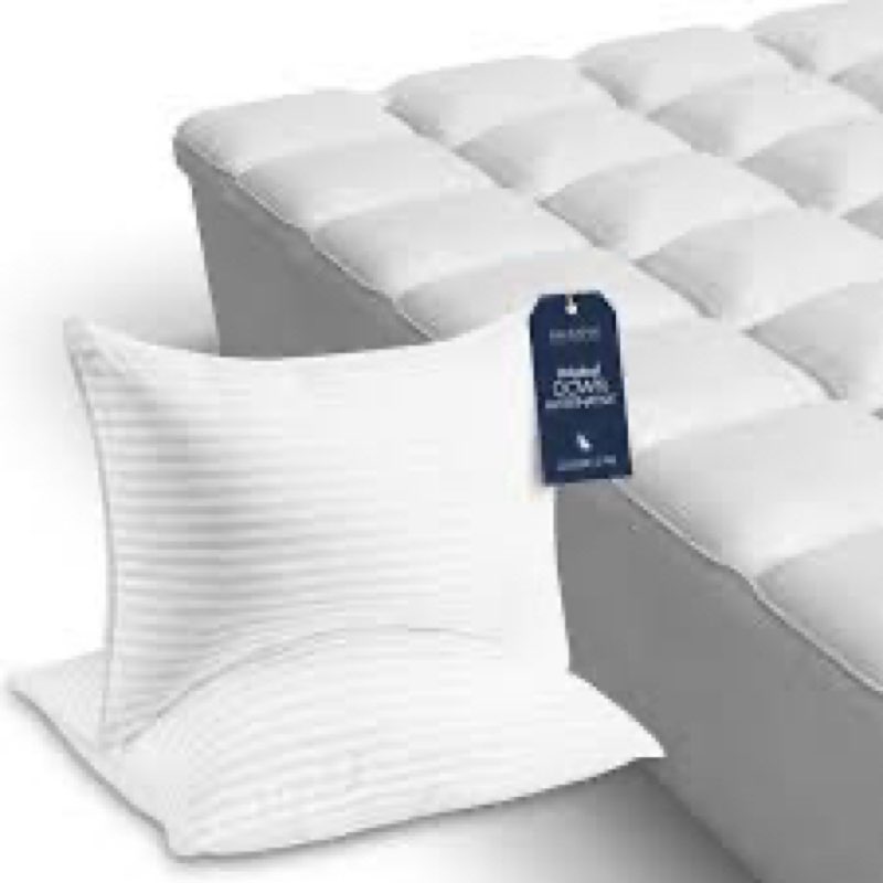 Beckham Hotel Collection Bed Pillows Standard/Queen Size Set of 2 - Original Soft Down Alternative P