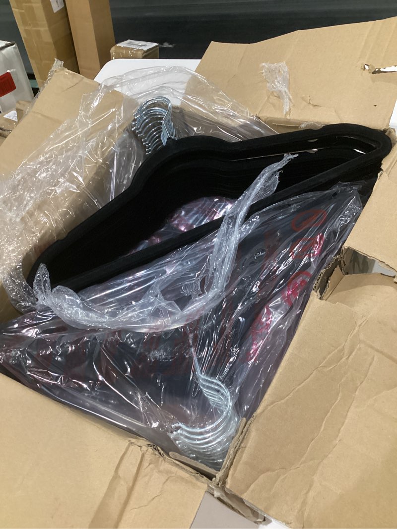 black velvet hangers, 60 pc