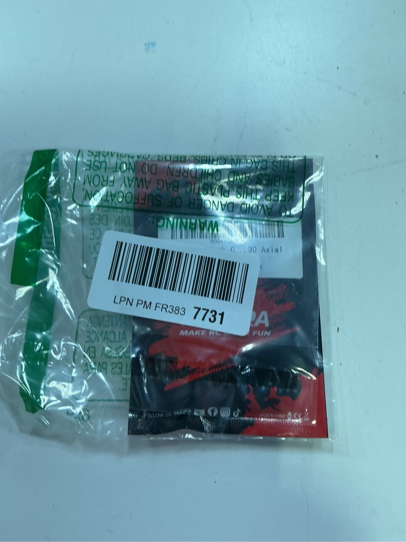 Condition photo showing New/Like New for injora black coating brass steering links for 1/30 axial scx30