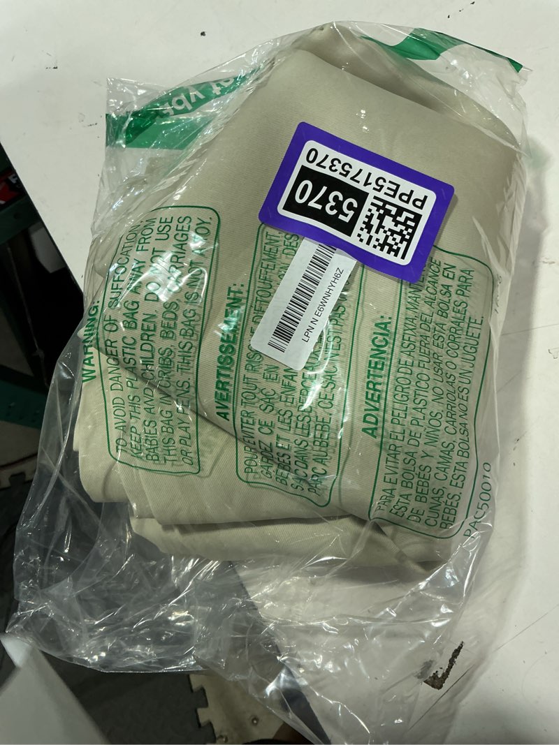 Condition photo showing Good Condition for huto beige blackout curtains drapes 54 inch length - thermal insulated antique copper grommet black out drapery panels for basement bathroom small windows, 1 pair, 42 inch by 54 inch, cream white 42"w x 54"l (pack of 2) cream white
