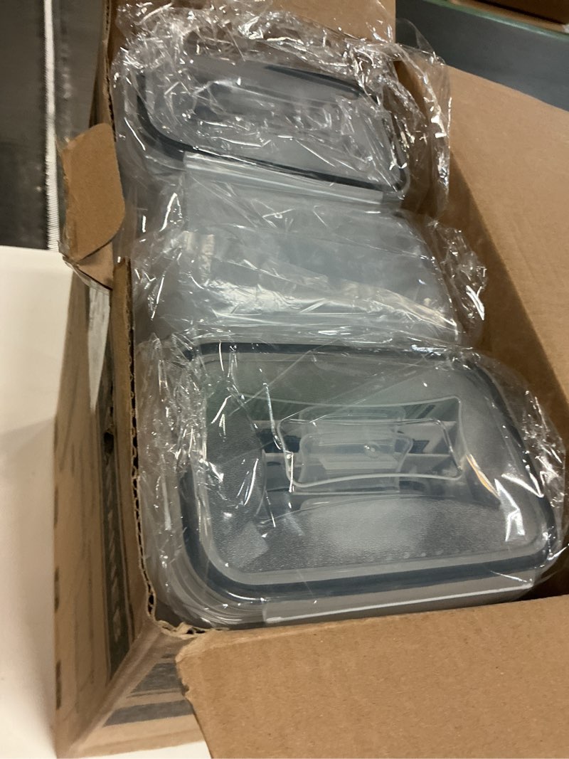 Condition photo showing Good Condition for PRAKI Airtight Food Storage Containers Set with Lids - 24 PCS, BPA Free Kitchen and Pantry Organization, Plastic Leak-proof Canisters for Cereal Flour & Sugar - Labels & Marker Black