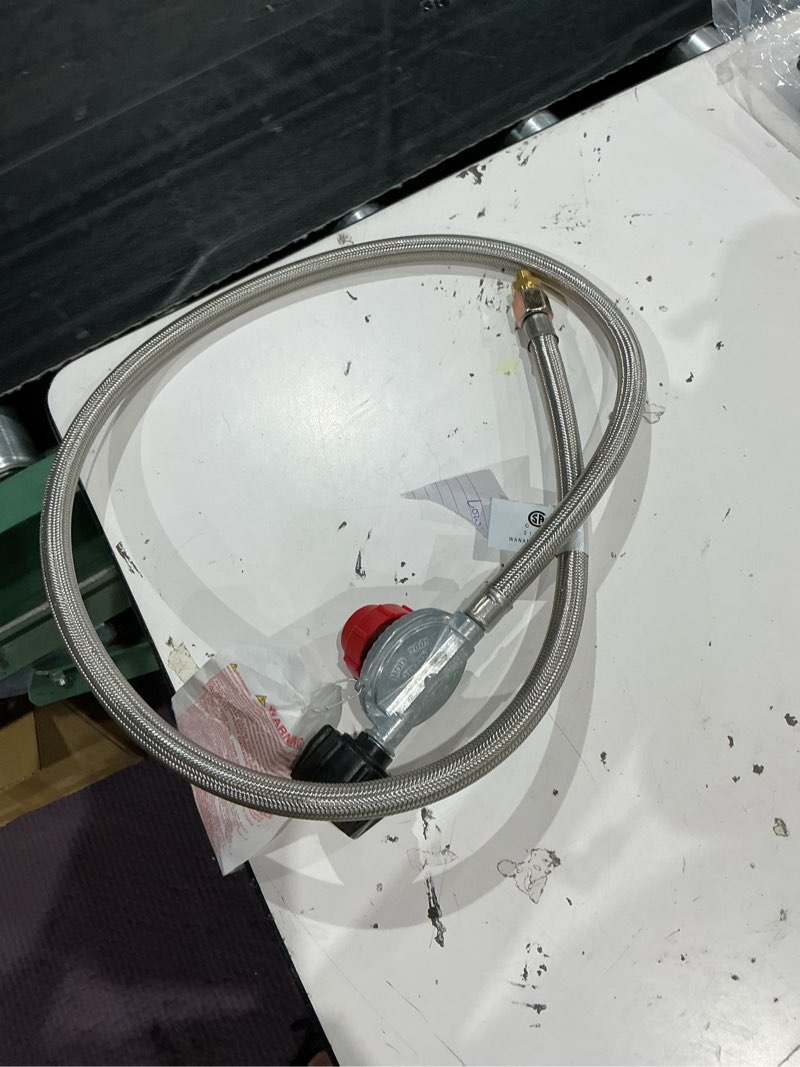 master forge steel regulator with hose