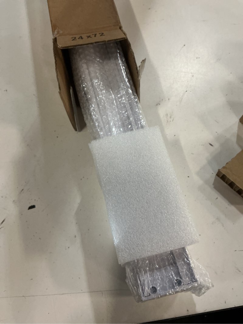 Condition photo showing New/Like New for blackout cordless roller shades blinds for windows,free-stop window shades pull down,blackout blinds for indoor windows,home,office,thermal insulated fabric, uv protection,white,24" w x 72" h white 24"w x 72"h