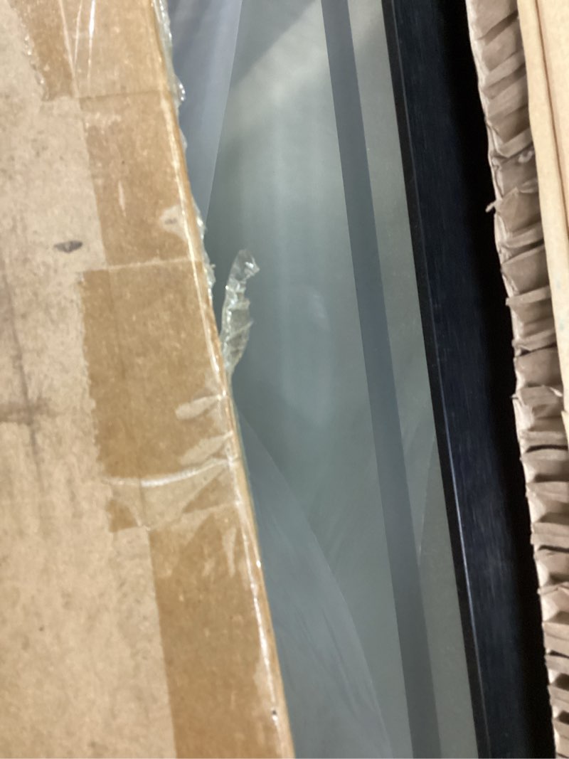 Condition photo showing Good Condition for 24"x 40" LED Bathroom Mirror with Black Frame, Stepless Dimmable, Anti-Fog, Shatter-Proof, Memory, 3 Colors, LED Vanity Mirror 40"L x 24"W Black Frame