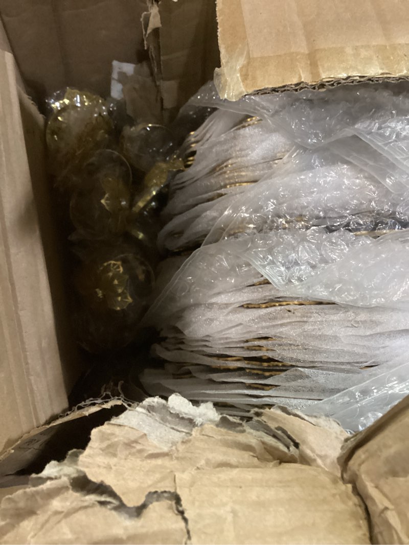 Condition photo showing Good Condition for dandat 100 pcs/ 50 set charger plate bulk 13'' floral reef plates with napkin ring plastic dinner charger hollow out flower napkin holder plastic plate for table setting wedding party (gold) gold 50