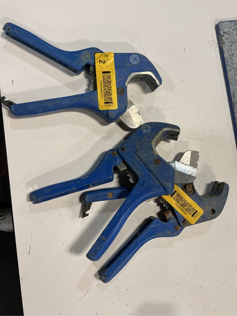 Condition photo showing As Is for 3 pack kobalt cutter 1-1/4-in pvc cutter