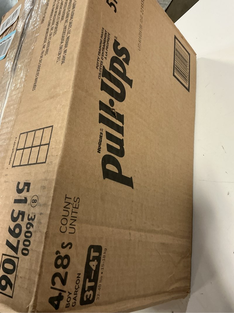 Condition photo showing New/Like New for pull-ups boys' learning design pack disposable training pants - 3t-4t - 112ct