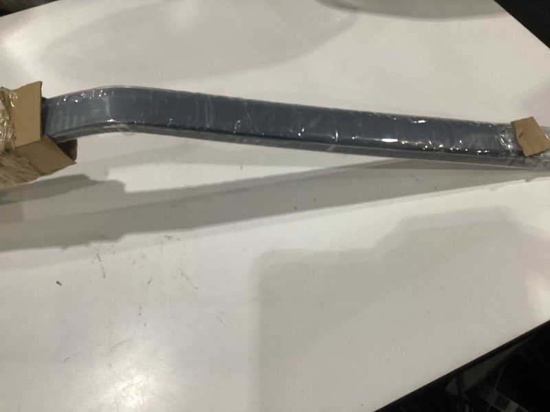 Condition photo showing As Is for 4 pcs all-season door sweep for bottom of door exterior and interior, aluminum alloy and rubber, commercial weather stripping draft stopper for threshold seal (1-3/4 x 48 inch,silver) 1-3/4 x 48 inch silver 4, bent