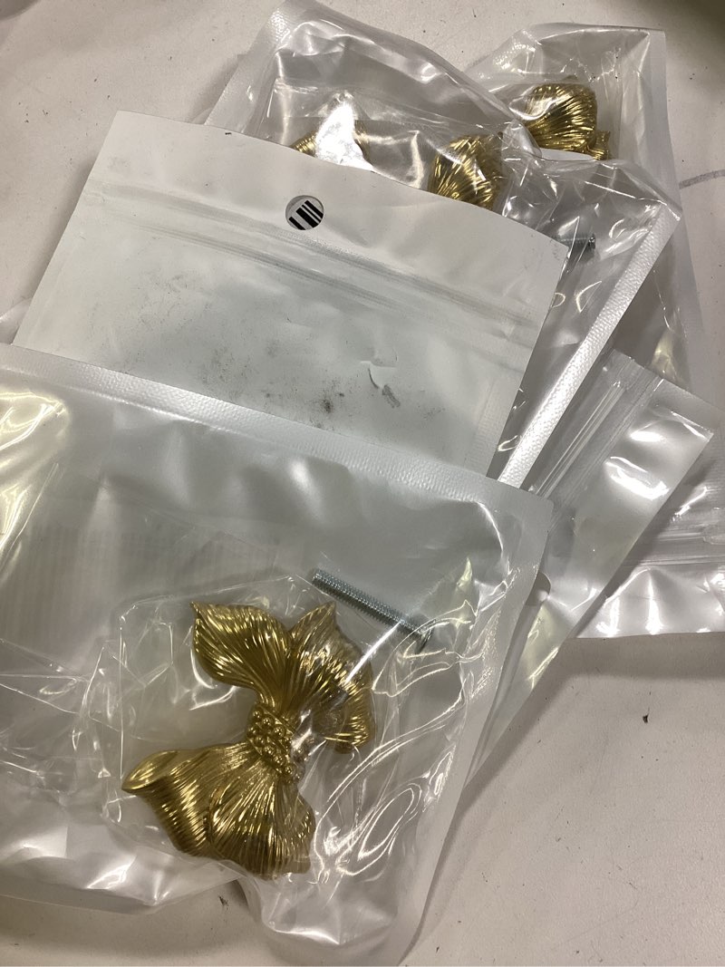 Condition photo showing New/Like New for DOITOOL Bow Shaped Cabinet Knob 2.15 Inch Vintage Style Brass Pull for Kitchen Bathroom Bedroom Drawer Hardware