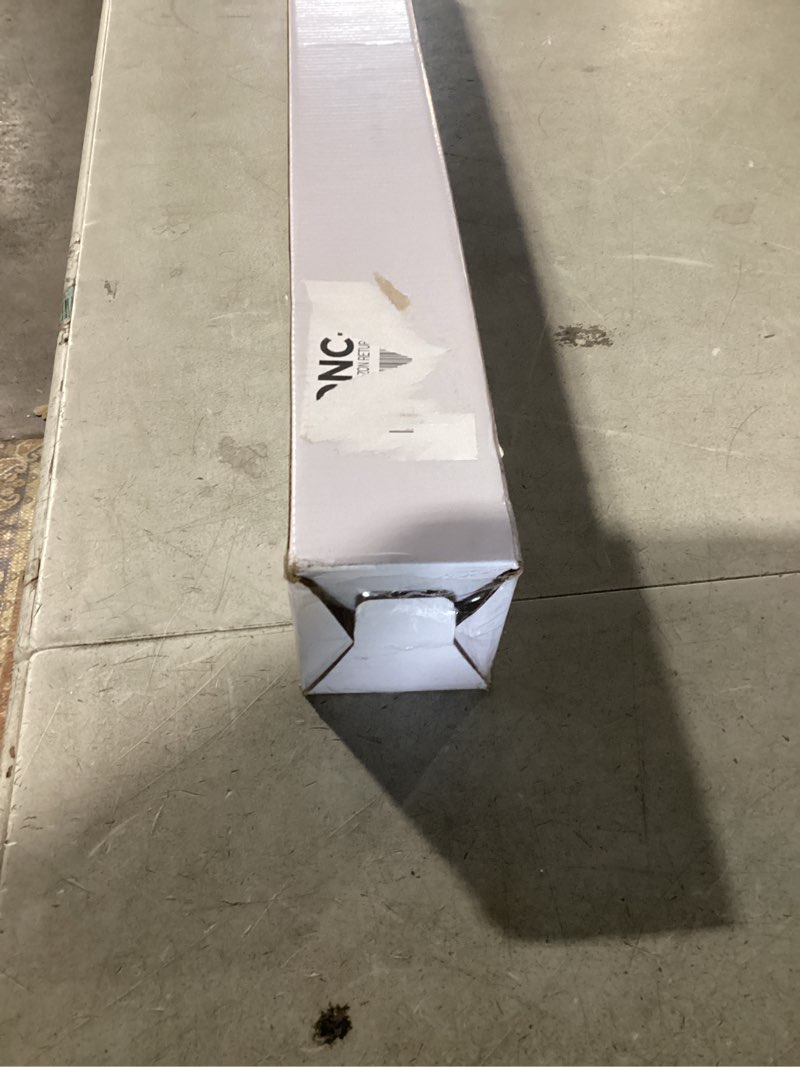 Condition photo showing Good Condition for linear shower drain ?28 inch brushed 304 stainless steel rectangle shower floor drain?with reversable tile-inpattern drain cover & hair catcher, adjustable feet 28inch brushed nickel