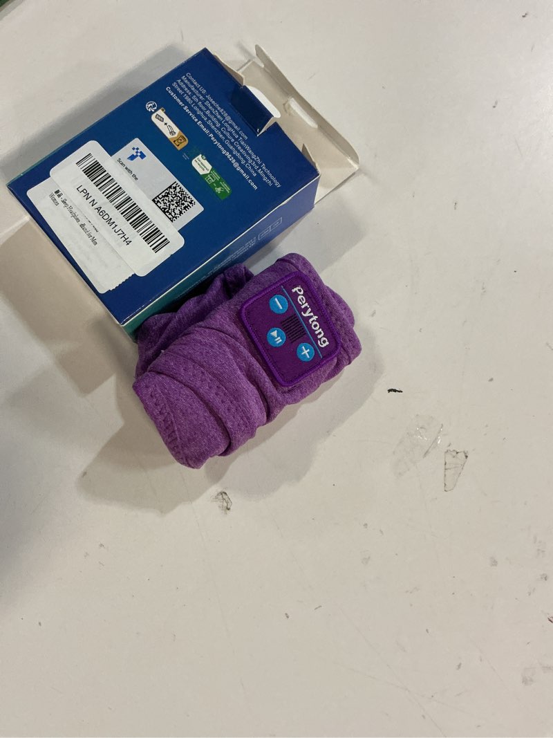 Condition photo showing Good Condition for Sleep Headphones Headband, Bluetooth 5.4 Sleep Headband Headphones for Side Sleepers with Ultra-Thin HD Stereo Speakers, Fast-Charging Battery, Wireless Earphones Sport Headband for Men Women Deep Orchid